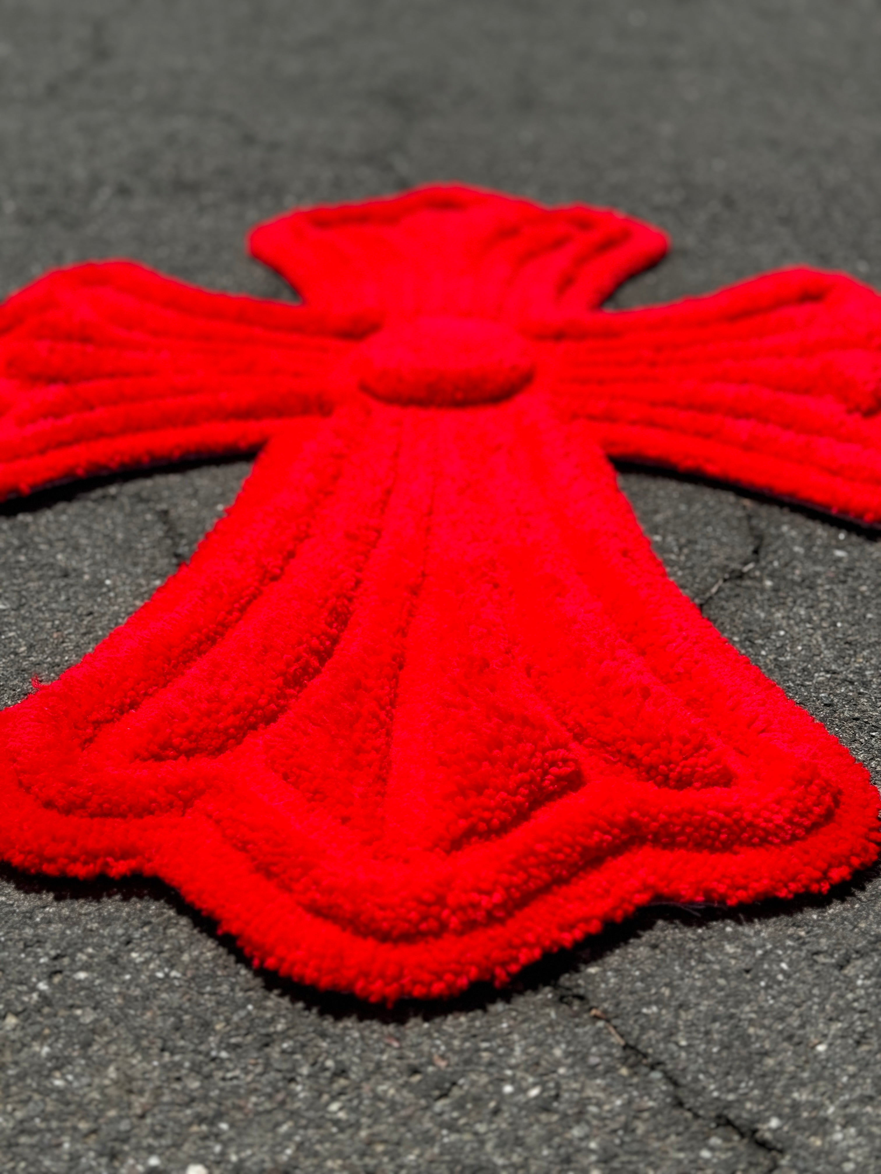 CHROME HEARTS CROSSES 🧶 – TUFTSHOT CUSTOM RUGS